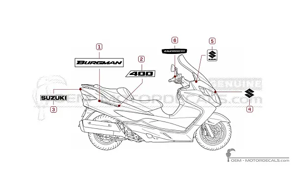 Suzuki AN400 BURGMAN 2007