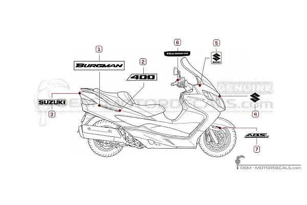 Suzuki AN400 BURGMAN 2010