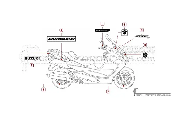 Suzuki AN400 BURGMAN 2012
