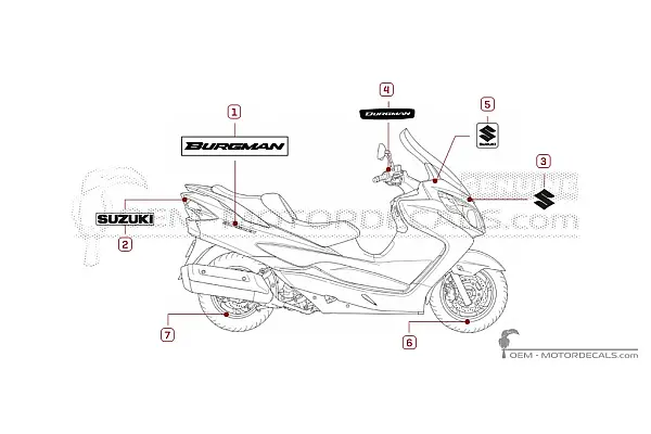 Suzuki AN400 BURGMAN 2013