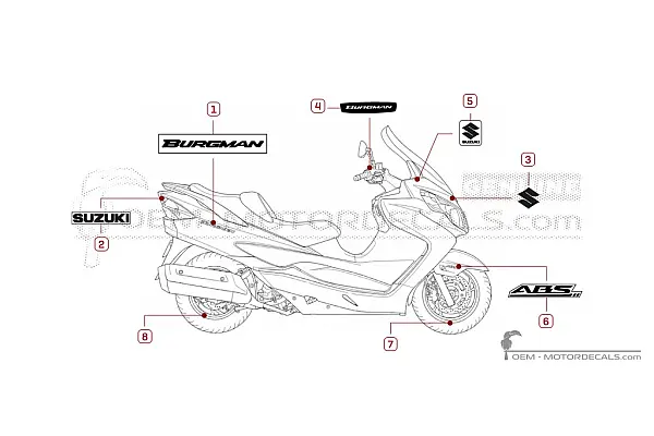 Suzuki AN400 BURGMAN 2016