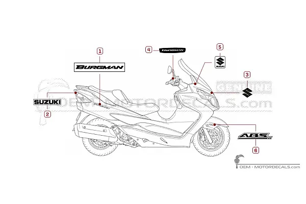 Suzuki AN400 BURGMAN 2016