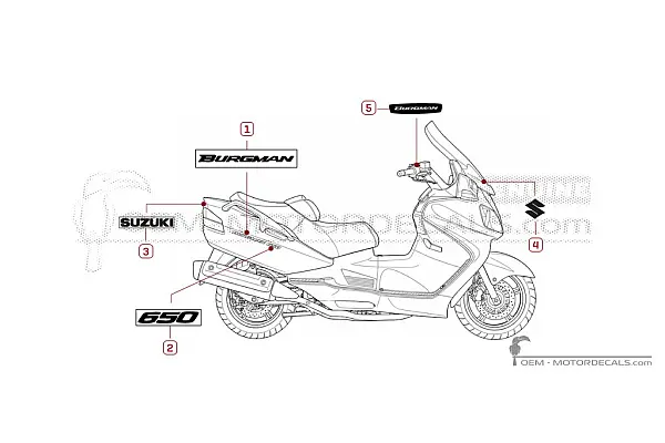Suzuki AN650 BURGMAN 2003