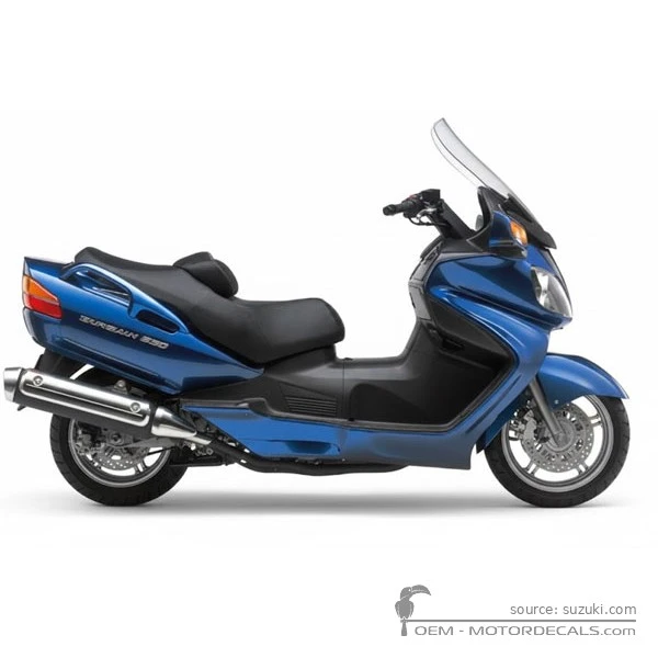 Autocollants pour Suzuki AN650 BURGMAN 2004 • Suzuki Autocollants OEM