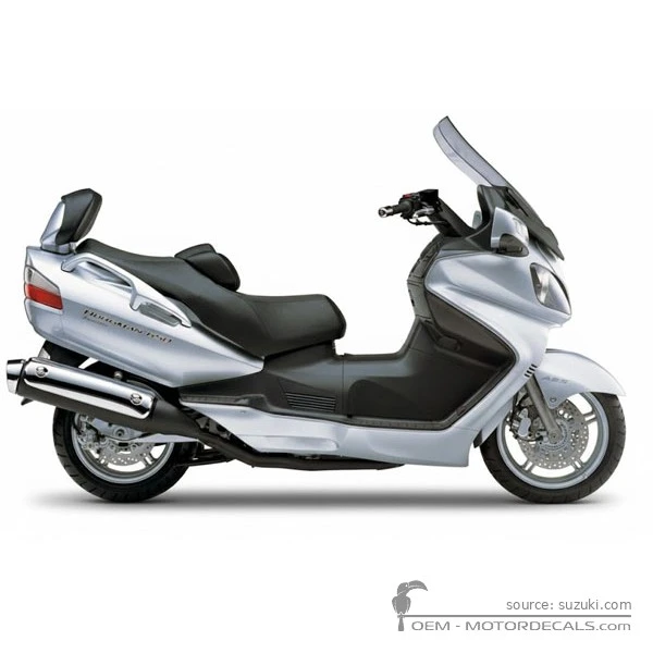 Stickers voor Suzuki AN650 BURGMAN Executive 2005 • Suzuki OEM Stickers