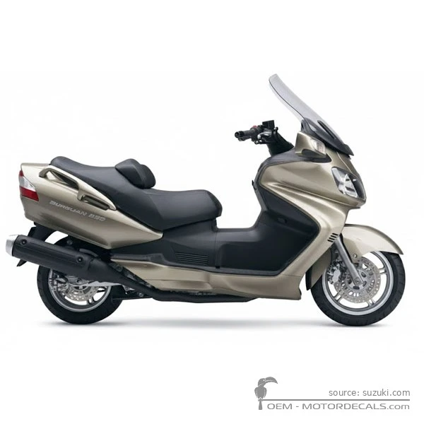 Aufkleber für Suzuki AN650 BURGMAN 2008 • Suzuki OEM-Aufkleber