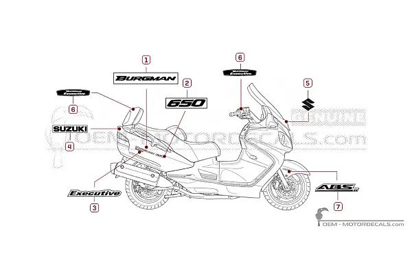 Suzuki AN650 BURGMAN Executive 2009