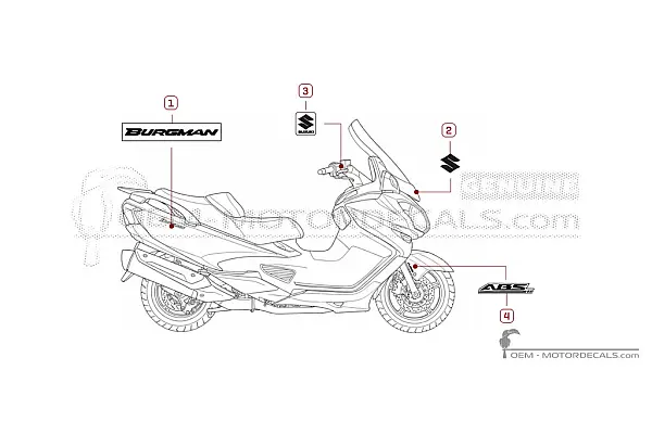 Suzuki AN650 BURGMAN 2013