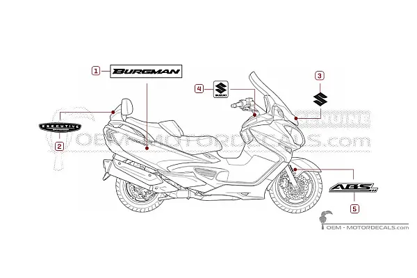 Suzuki AN650 BURGMAN Executive 2013