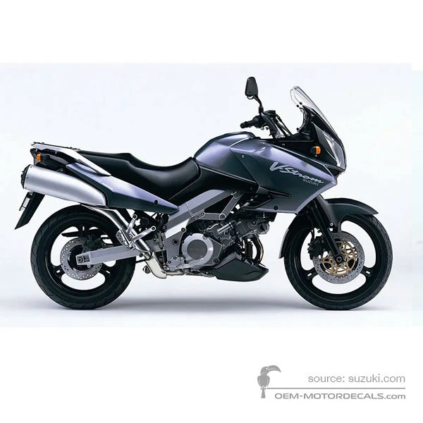 Naklejki do Suzuki DL1000 VSTROM 2002 - Szary • Suzuki Naklejki OEM