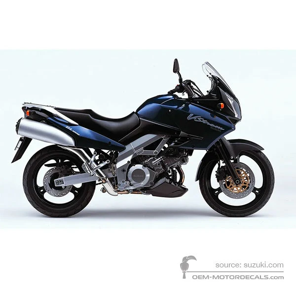 Naklejki do Suzuki DL1000 VSTROM 2002 - Niebieski • Suzuki Naklejki OEM