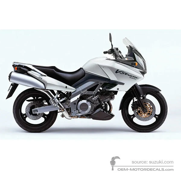 Autocollants pour Suzuki DL1000 VSTROM 2003 - Argent • Suzuki Autocollants OEM