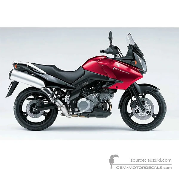 Pegatinas para Suzuki DL1000 VSTROM 2006 - Rojo • Suzuki Pegatinas OEM