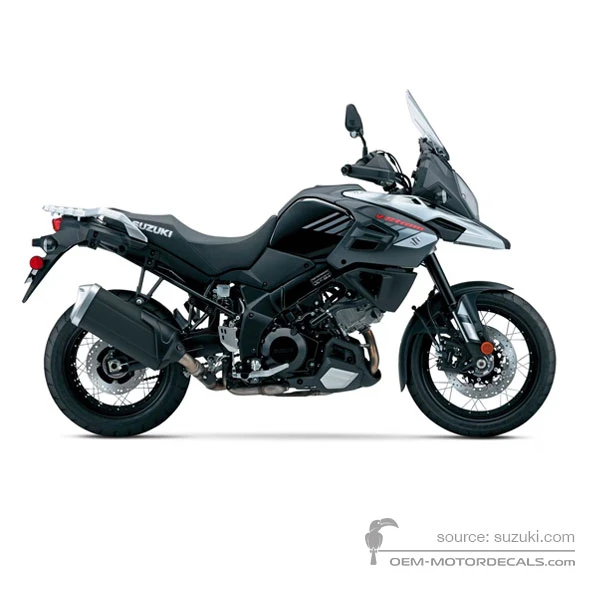 Naklejki do Suzuki DL1000XT VSTROM 2018 - Czarny • Suzuki Naklejki OEM