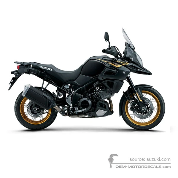 Naklejki do Suzuki DL1000XT VSTROM 2019 - Czarny • Suzuki Naklejki OEM