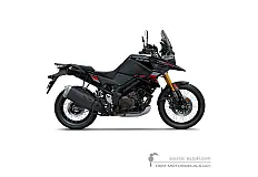 Stickers voor Suzuki DL1050DE VSTROM 2025 - Zwart • Suzuki OEM Stickers