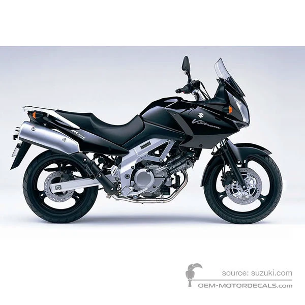 Decals for Suzuki DL650 VSTROM 2004 - Black • Suzuki OEM Decals
