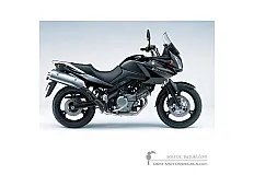 Naklejki do Suzuki DL650 VSTROM 2005 - Czarny • Suzuki Naklejki OEM