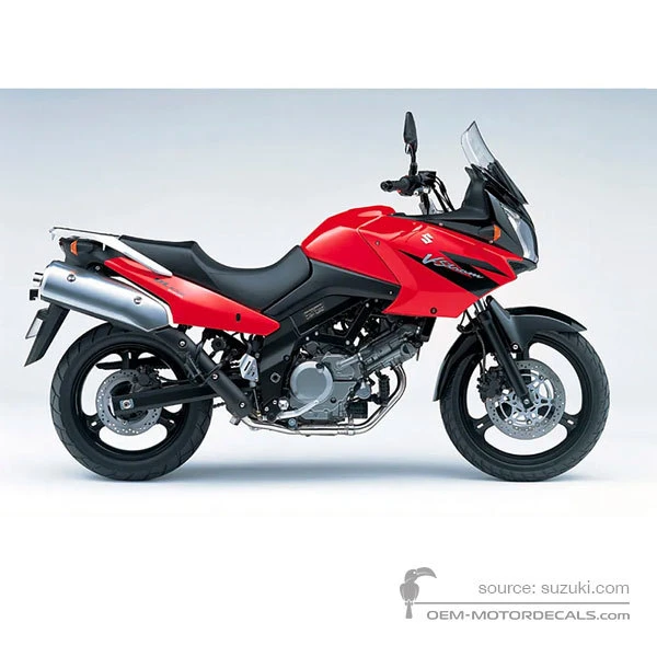 Aufkleber für Suzuki DL650 VSTROM 2005 - Rot • Suzuki OEM-Aufkleber