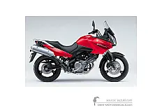 Naklejki do Suzuki DL650 VSTROM 2006 - Czerwony • Suzuki Naklejki OEM