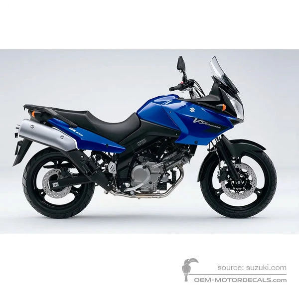 Decals for Suzuki DL650 VSTROM 2008 - Blue • Suzuki OEM Decals