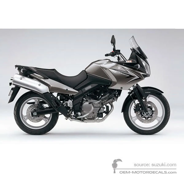 Stickers voor Suzuki DL650 VSTROM 2011 - Grijs • Suzuki OEM Stickers