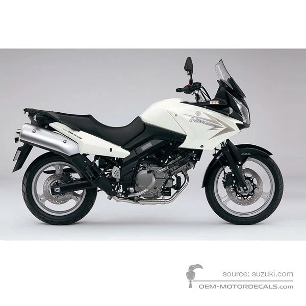 Aufkleber für Suzuki DL650 VSTROM 2009 - Weiss • Suzuki OEM-Aufkleber