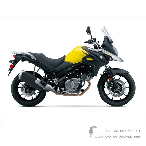 Naklejki do Suzuki Dl650 VSTROM 2017 - Żółty • Suzuki Naklejki OEM