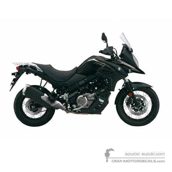 Decals for Suzuki DL650XT VSTROM 2018 - Black • Suzuki OEM Decals