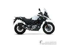 Decals for Suzuki DL650XT VSTROM 2018 - White • Suzuki OEM Decals