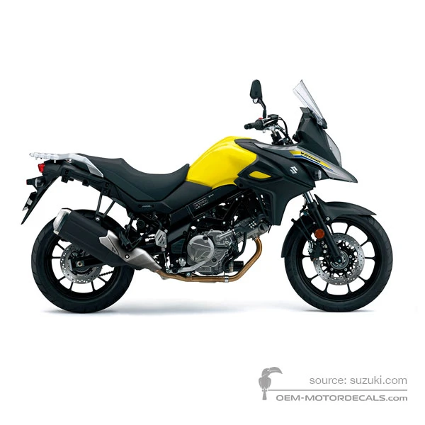 Decals for Suzuki DL650 VSTROM 2018 - Yellow • Suzuki OEM Decals