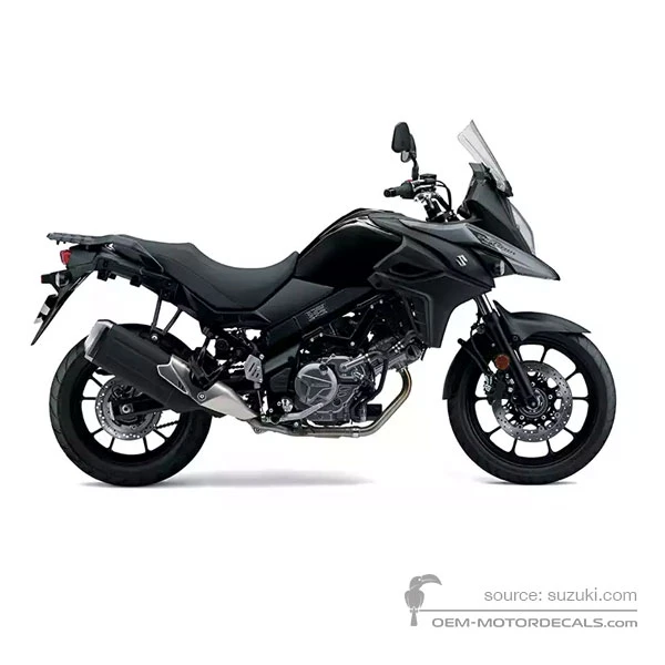 Aufkleber für Suzuki DL650 VSTROM 2019 - Schwarz • Suzuki OEM-Aufkleber