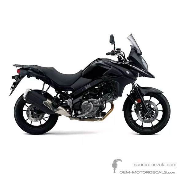 Stickers voor Suzuki DL650 VSTROM 2020 - Zwart • Suzuki OEM Stickers