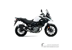 Pegatinas para Suzuki DL650 VSTROM 2023 - Blanco • Suzuki Pegatinas OEM