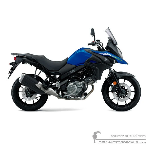Adesivi per Suzuki DL650 VSTROM 2022 - Blu • Suzuki Adesivi OEM