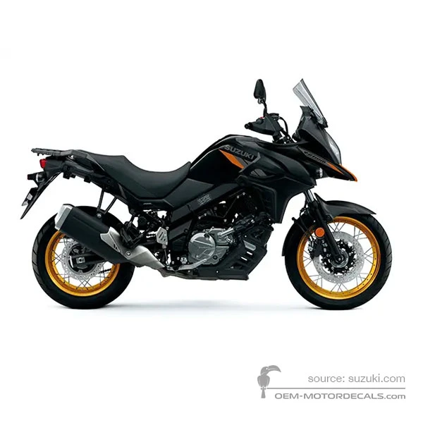 Naklejki do Suzuki DL650XT VSTROM 2025 - Czarny • Suzuki Naklejki OEM