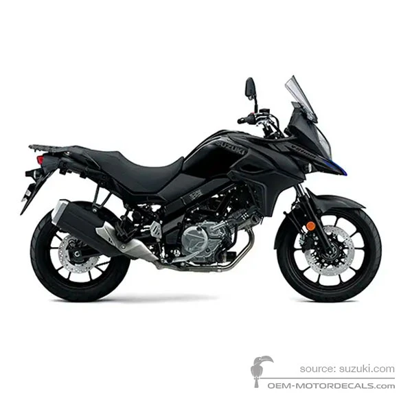 Naklejki do Suzuki DL650 VSTROM 2025 - Czarny • Suzuki Naklejki OEM