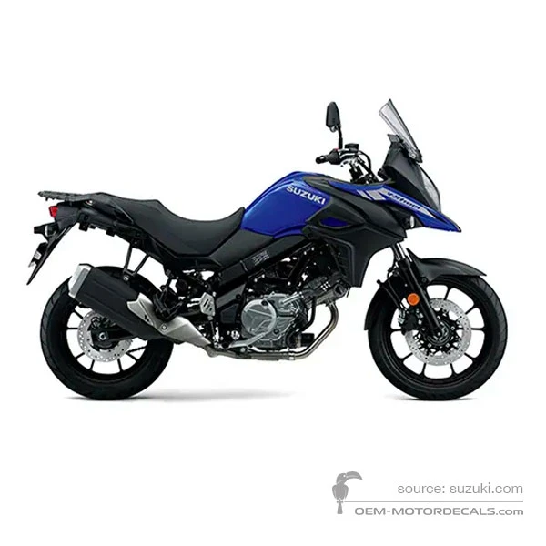 Naklejki do Suzuki DL650 VSTROM 2025 - Niebieski • Suzuki Naklejki OEM