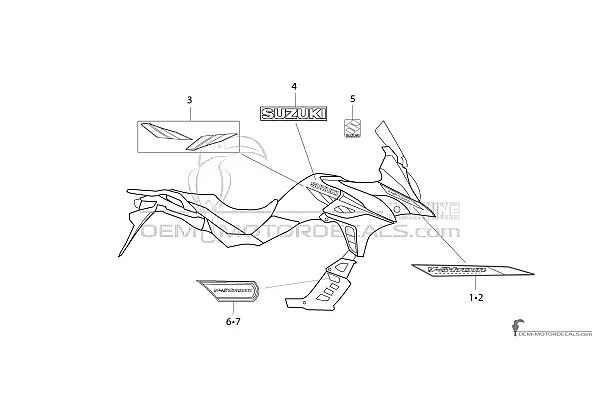 Suzuki DL650XT VSTROM 2024 - Czarny
