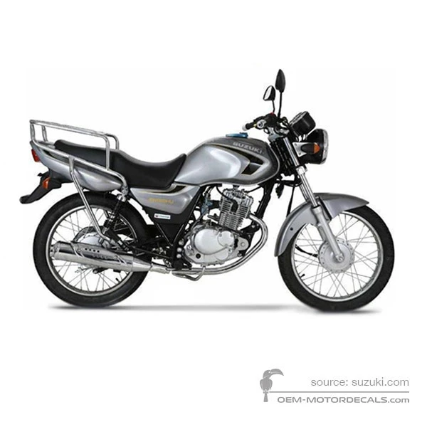 Stickers voor Suzuki EN125 2004 - Grijs • Suzuki OEM Stickers