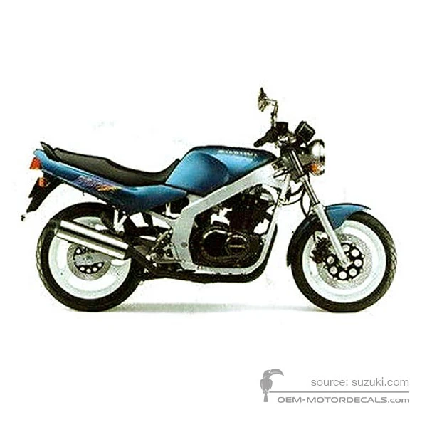 Decals for Suzuki GS500E 1994 - Green • Suzuki OEM Decals