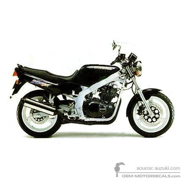 Decals for Suzuki GS500E 1995 - Black • Suzuki OEM Decals
