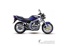 Naklejki do Suzuki GS500E 2001 - Niebieski • Suzuki Naklejki OEM