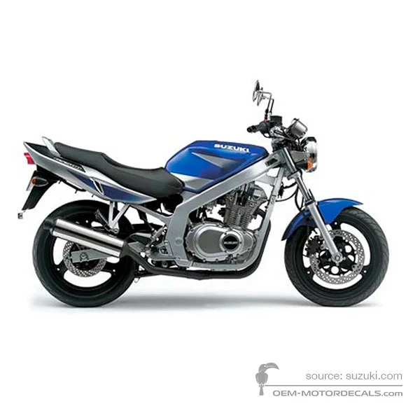 Decals for Suzuki GS500E 2002 - Blue • Suzuki OEM Decals