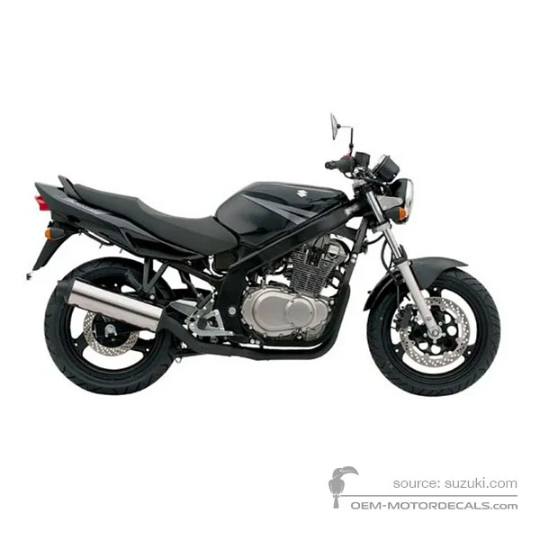 Decals for Suzuki GS500E 2004 - Black • Suzuki OEM Decals