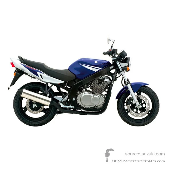 Pegatinas para Suzuki GS500E 2006 - Azul • Suzuki Pegatinas OEM