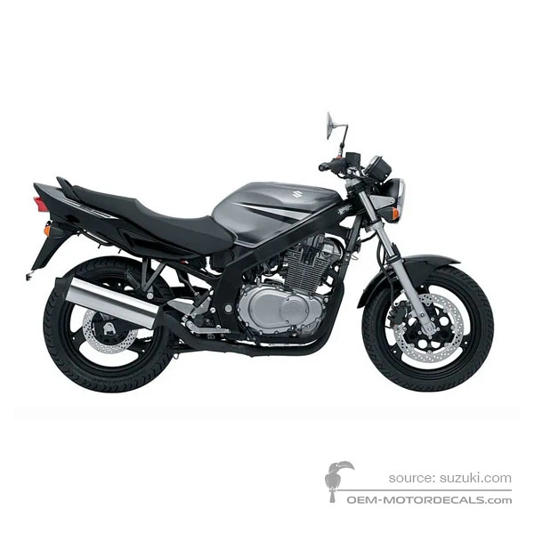 Decals for Suzuki GS500E 2007 - Black • Suzuki OEM Decals