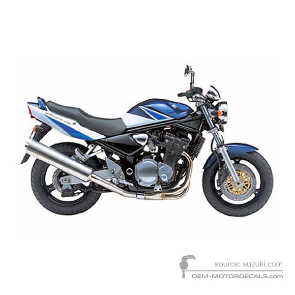 Naklejki do Suzuki GSF1200N BANDIT Limited Edition 2004 - Niebieski • Suzuki Naklejki OEM