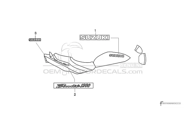 Suzuki GSF1200N BANDIT 2004 - Gray