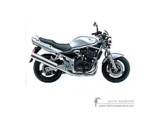 Pegatinas para Suzuki GSF1200N BANDIT 2005 - Plata • Suzuki Pegatinas OEM